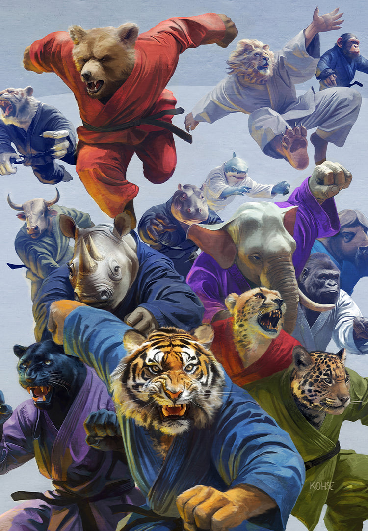 Zoo Jitsu Fighters