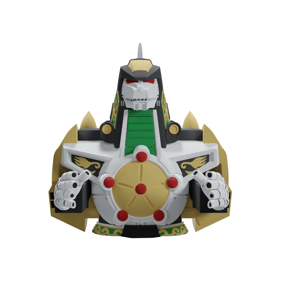 Dragonzord Mini Bust Card Holder Icon Heroes– Icon Heroes