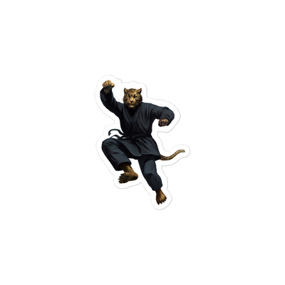 Zoo Jitsu Fighters Jairo the Jaguar Bubble-free sticker - Icon Heroes 