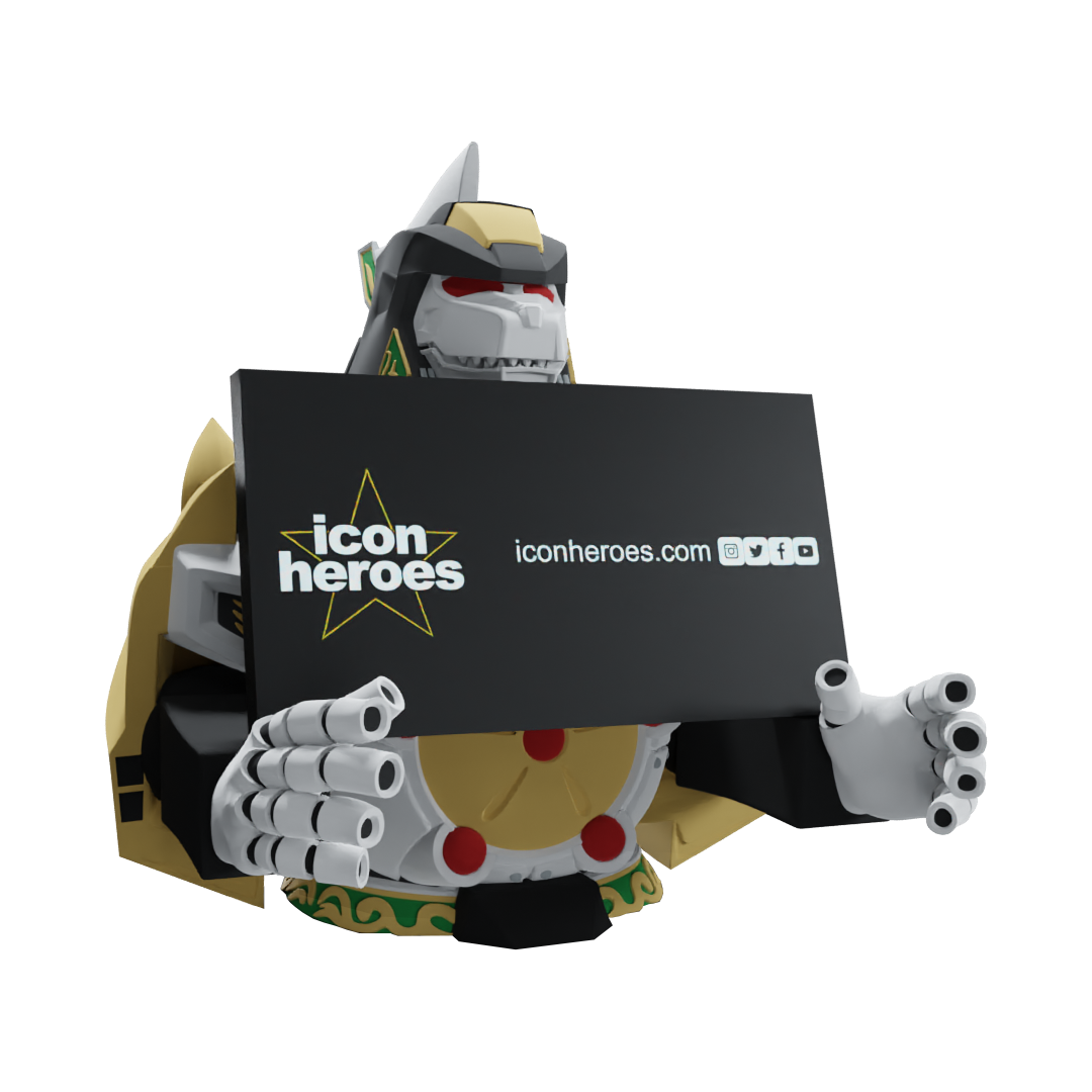 Dragonzord Mini Bust Card Holder Icon Heroes– Icon Heroes