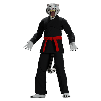 Zoo Jitsu Fighters Taj the White Tiger Action Figure - Available 3rd Quarter 2024 - Icon Heroes 