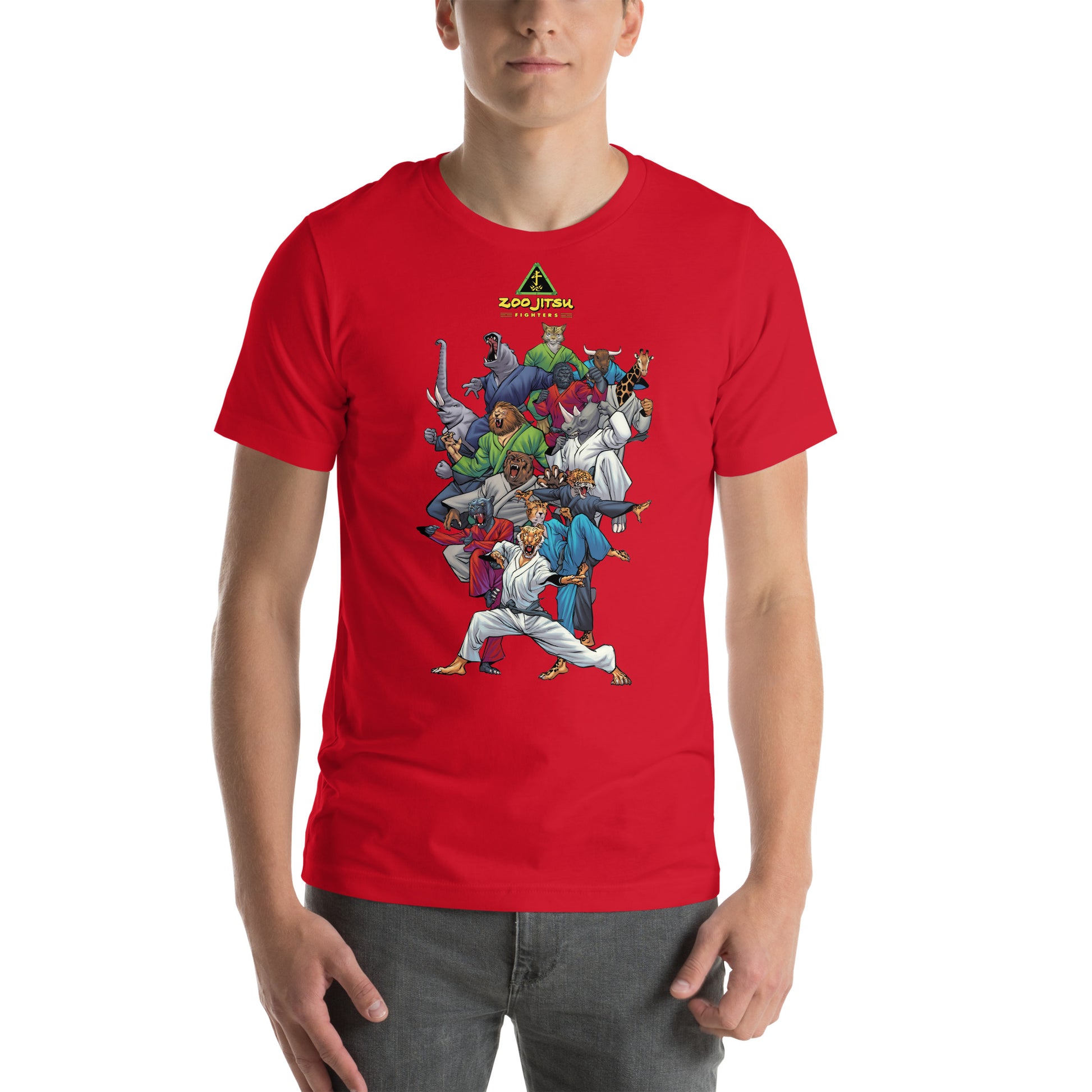 Zoo Jitsu Fighters Unisex t-shirt by Guilherme Balbi - Icon Heroes 