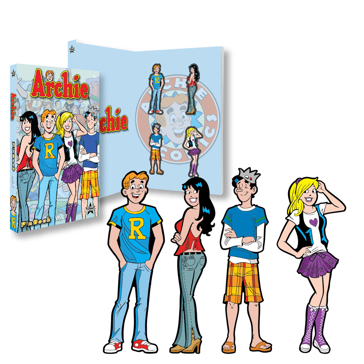 Archie Comics Enamel Pins PinBook Vol. 7 | Icon Heroes