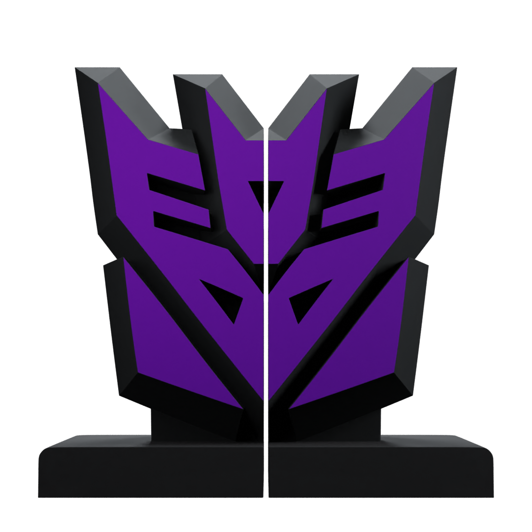 decepticons logo purple