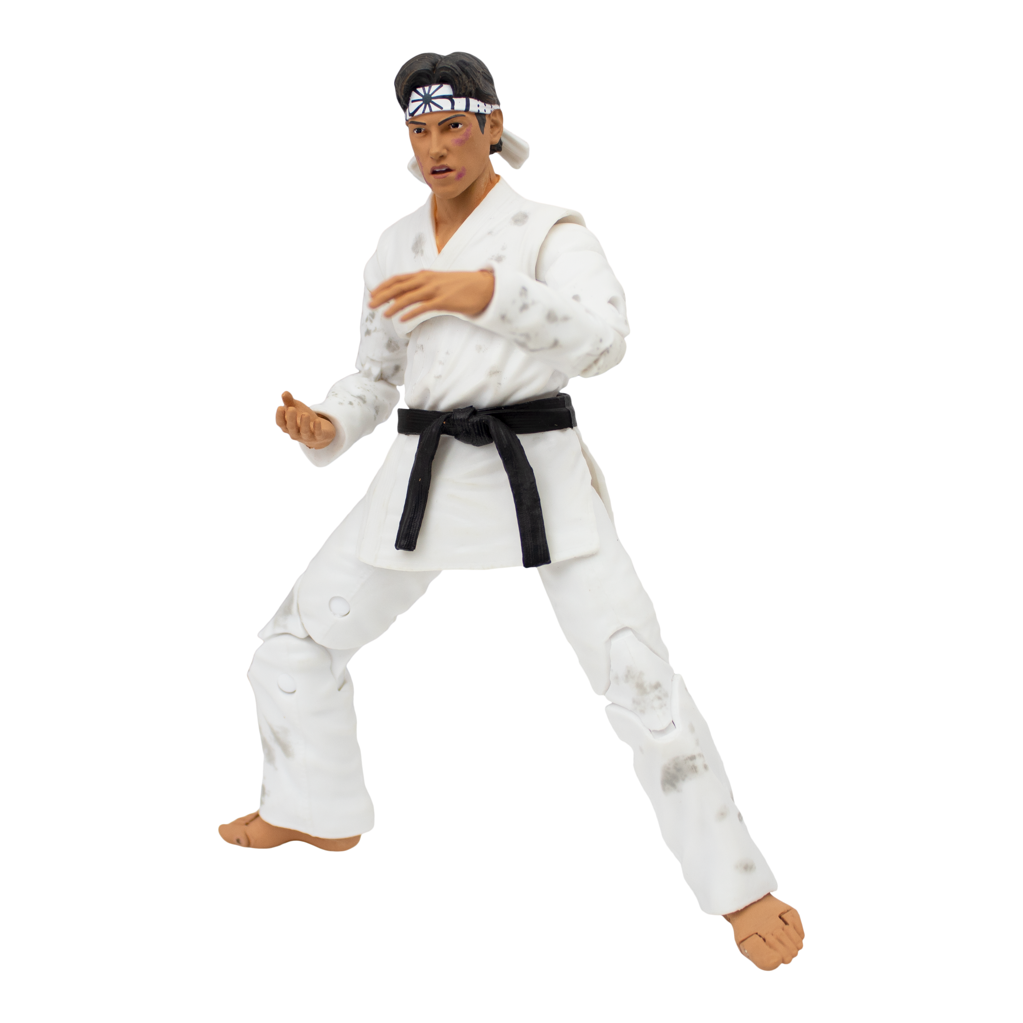 The Karate Kid Battle Damaged Daniel Larusso Action Figure - Calendar Club  Exclusive