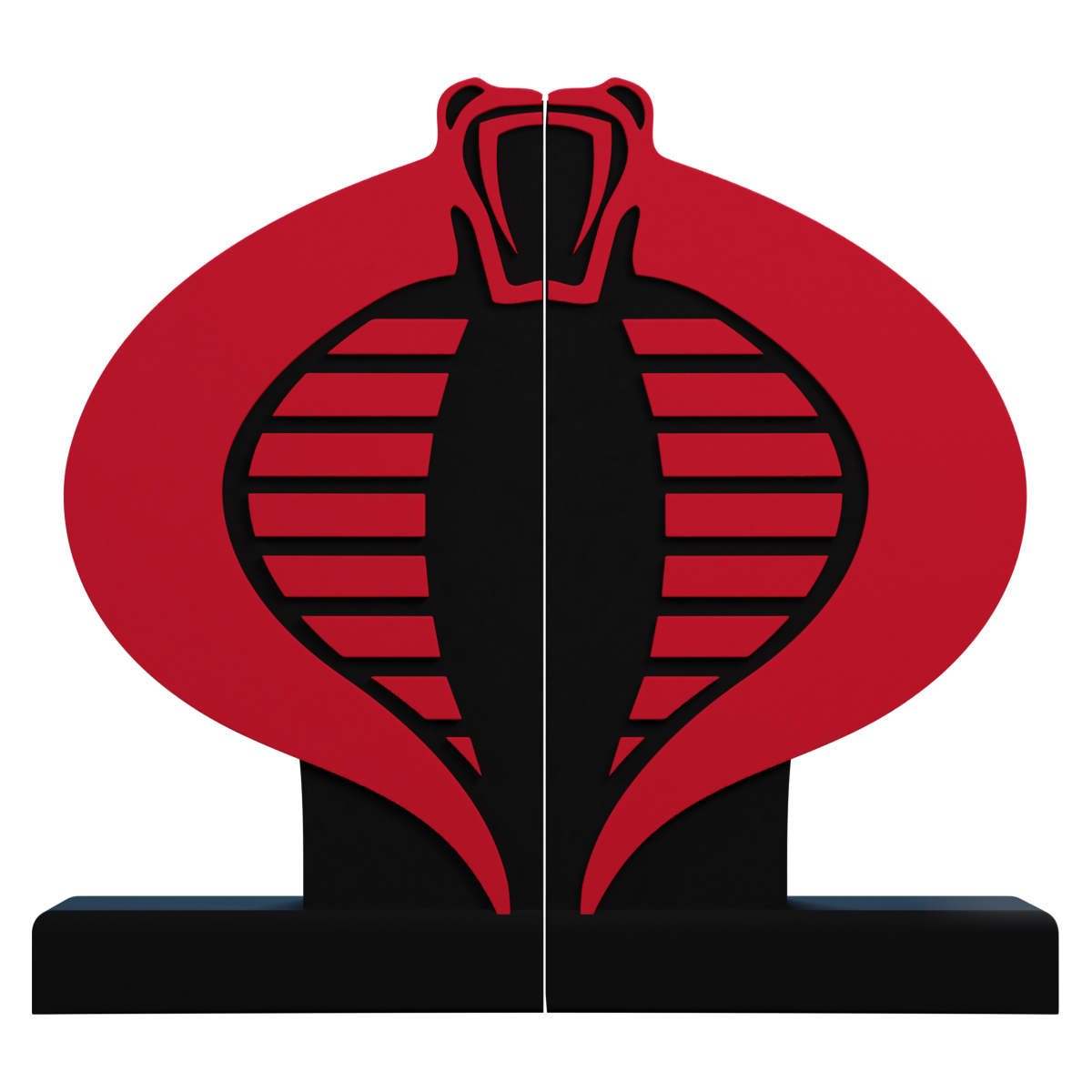 G.I. Joe Cobra Logo Bookend | Icon Heroes