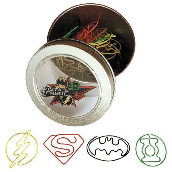 DC Comics Justice League Paper Clips (Set of 40) – Icon Heroes